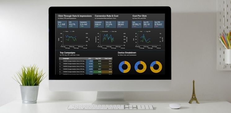 desempenho de campanhas no google data studio 1